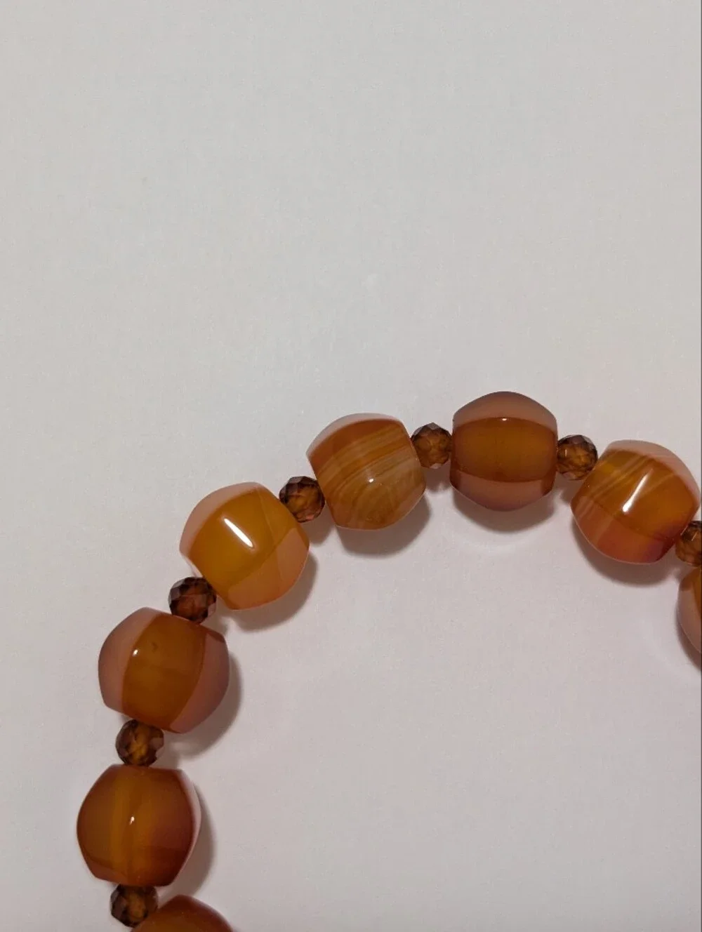 Agate/Garnet Bracelet